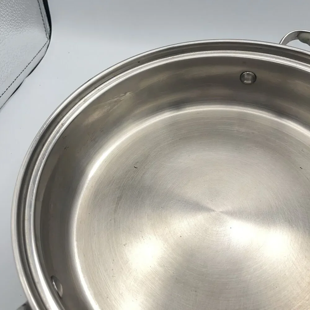 Belgique Tools of the Trade Stainless Steel Frying Pan No Lid